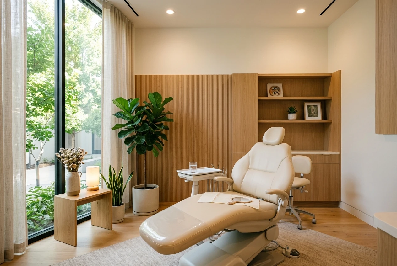 A modern, welcoming dental clinic setting for routine checkups